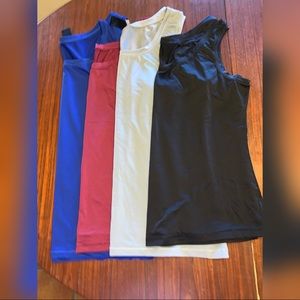 Lot of 4 Ashley Stewart Layering Tanks